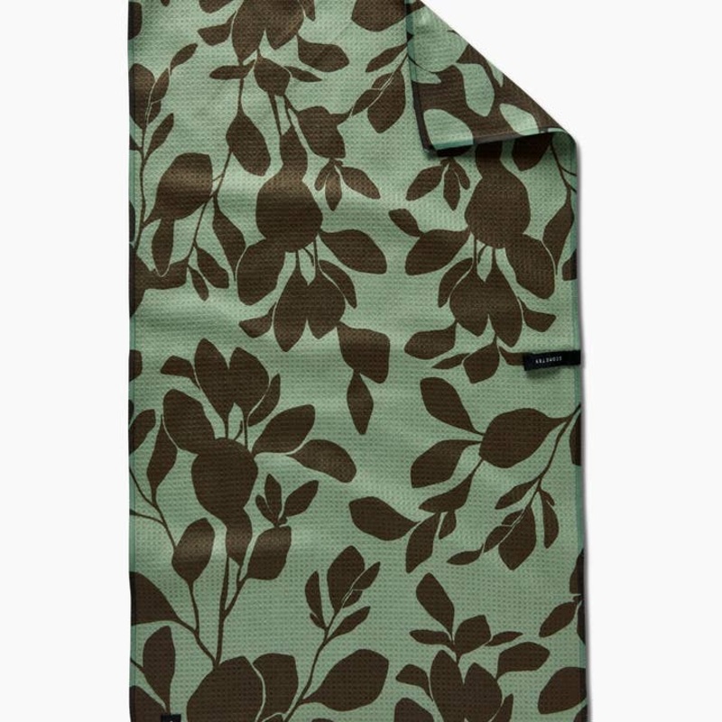 Geometry Tea Towel - Eucalyptus - Double Sided