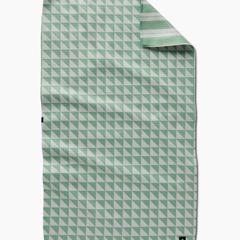Geometry Tea Towel - Pistachio - Double Sided