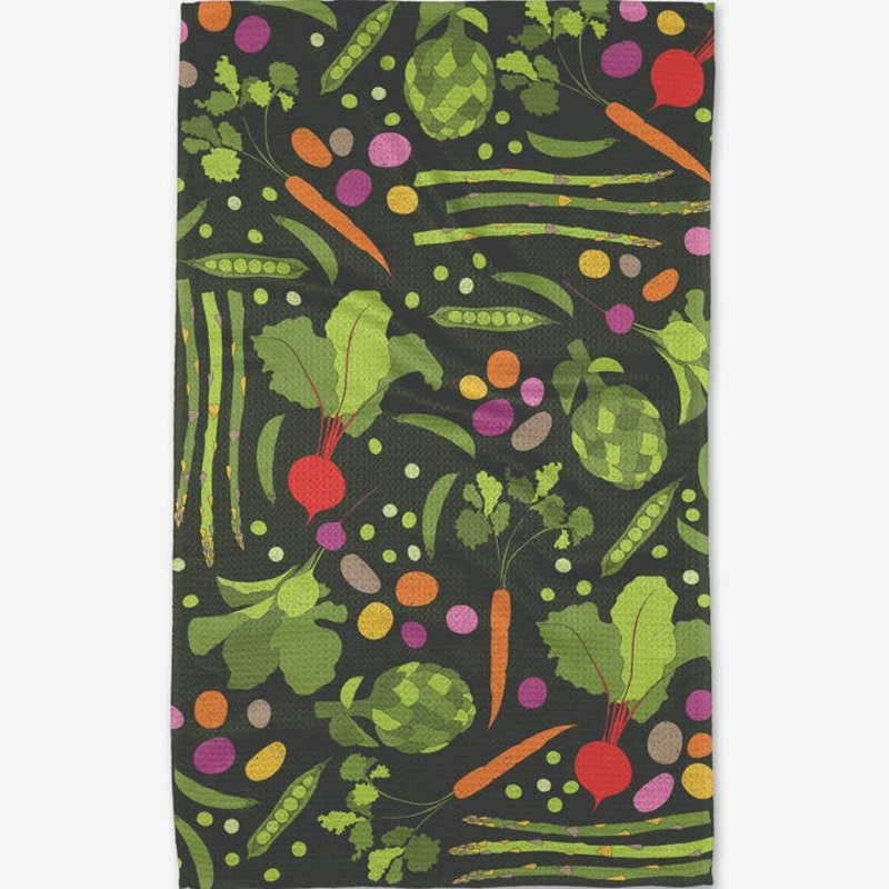 Geometry Tea Towel - Spring Sprout
