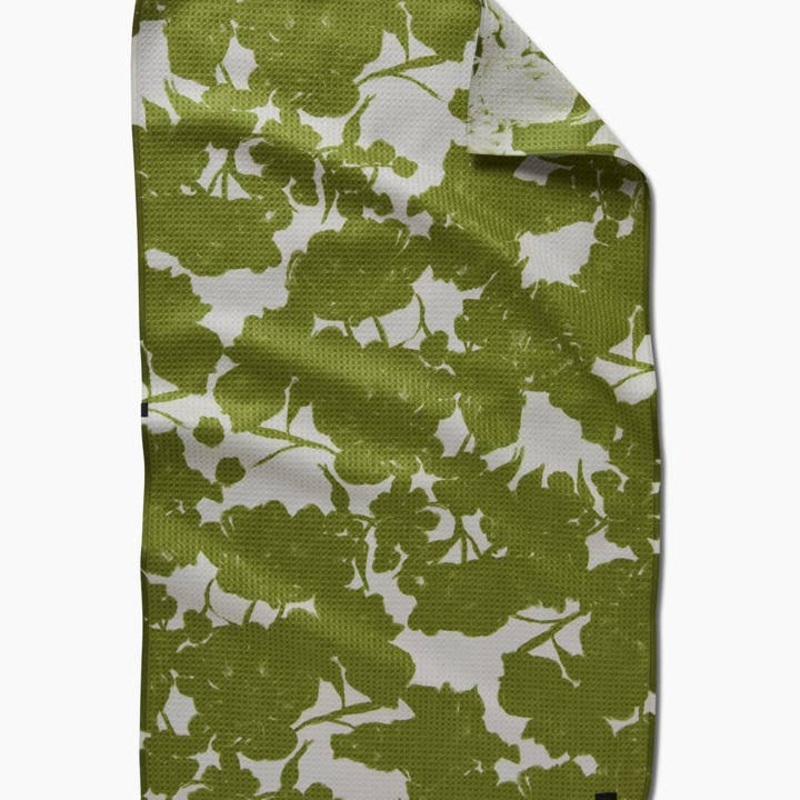 Geometry Tea Towel - Sweet Green - Double Sided