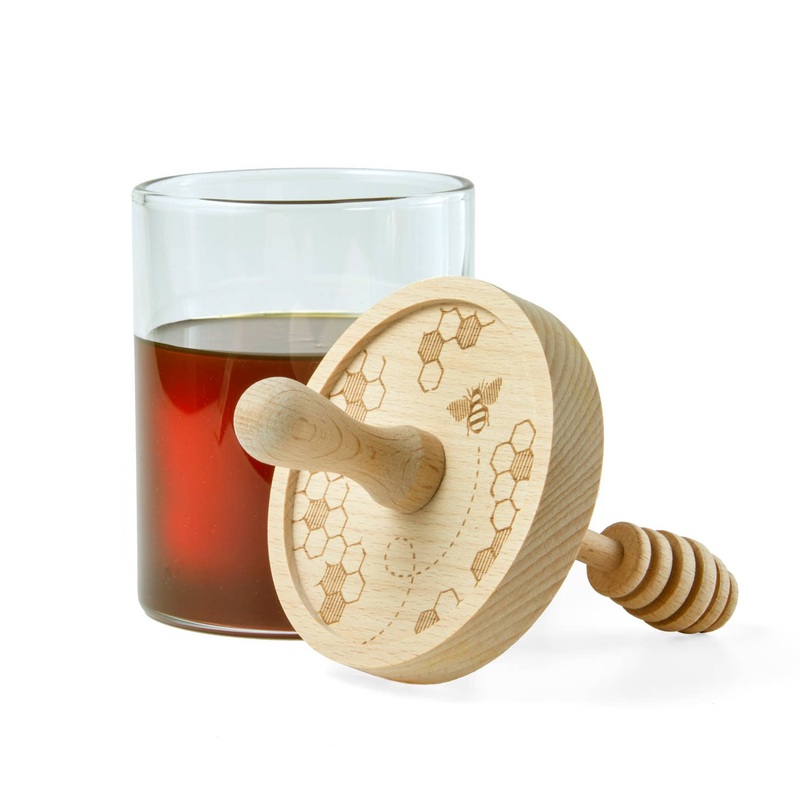 Honey Bee Dipper Jar