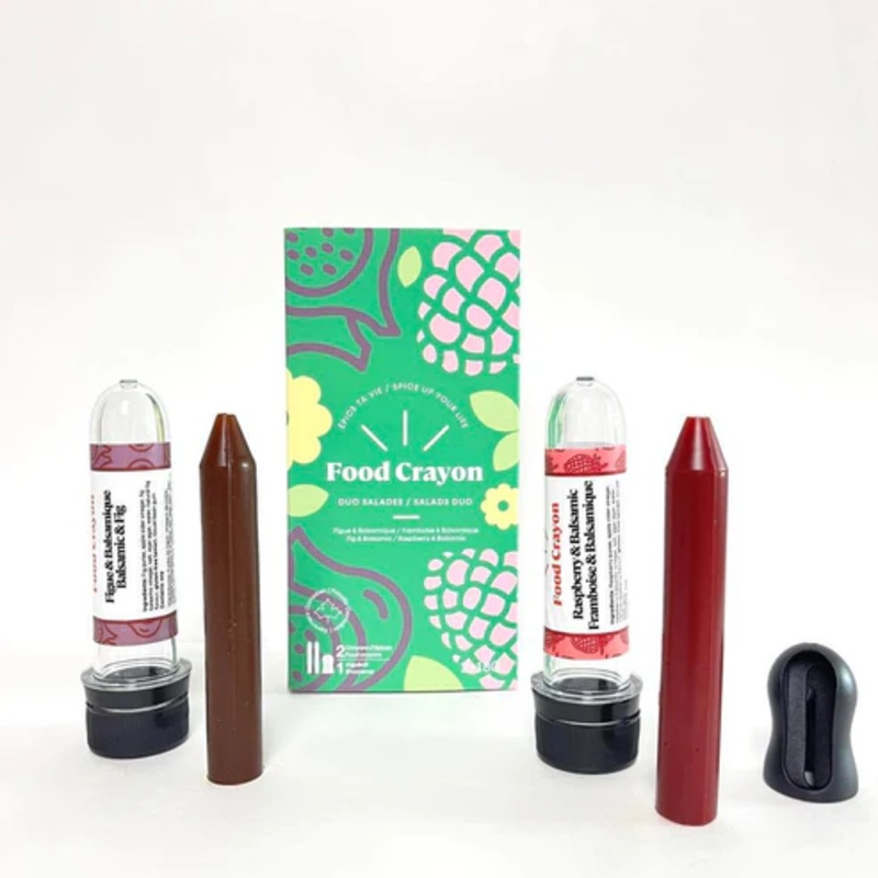 Salad Duo | Raspberry Balsamic & Fig Food Crayon