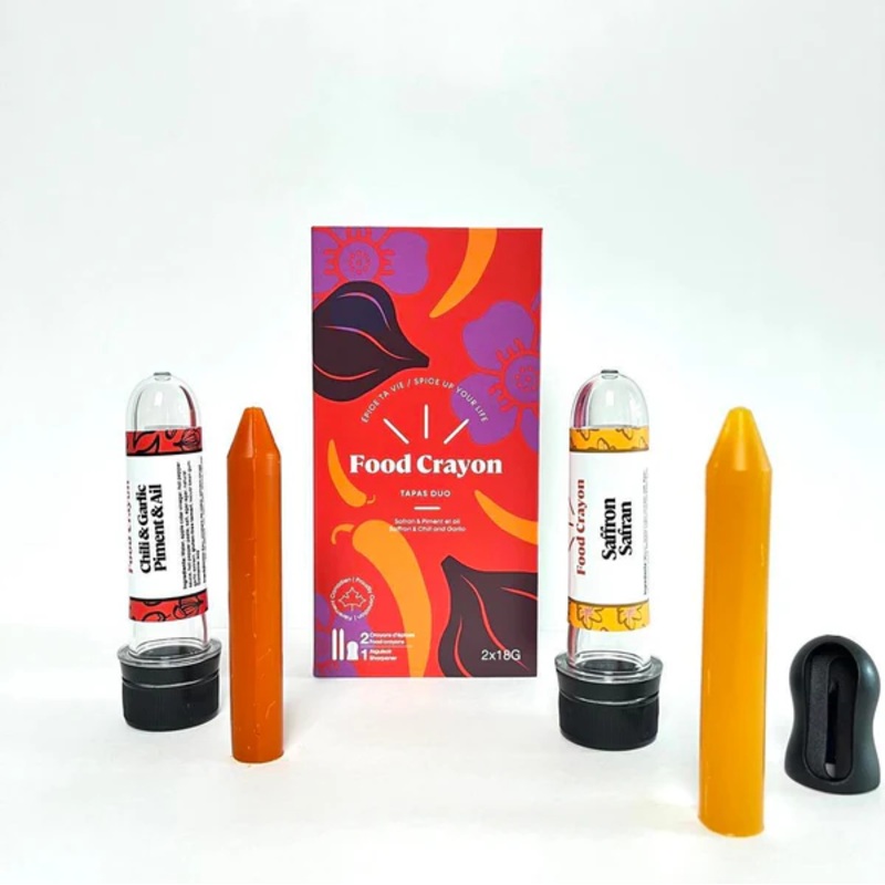 Tapas Duo | Saffron & Chili Garlic Food Crayon