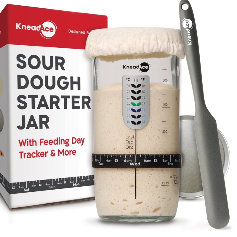 KneadAce Sourdough Starter Jar