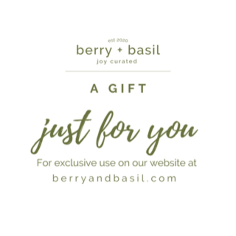berry + basil gift card