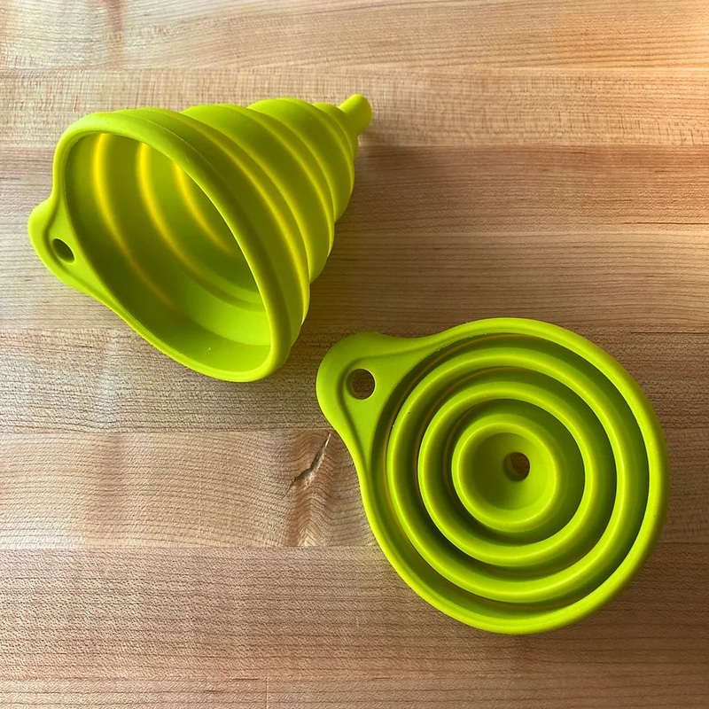 Collapsible Silicone Funnel  4" Dia.