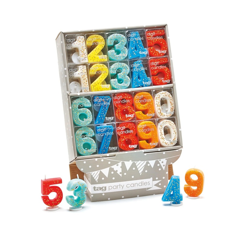 Digit Party Candle