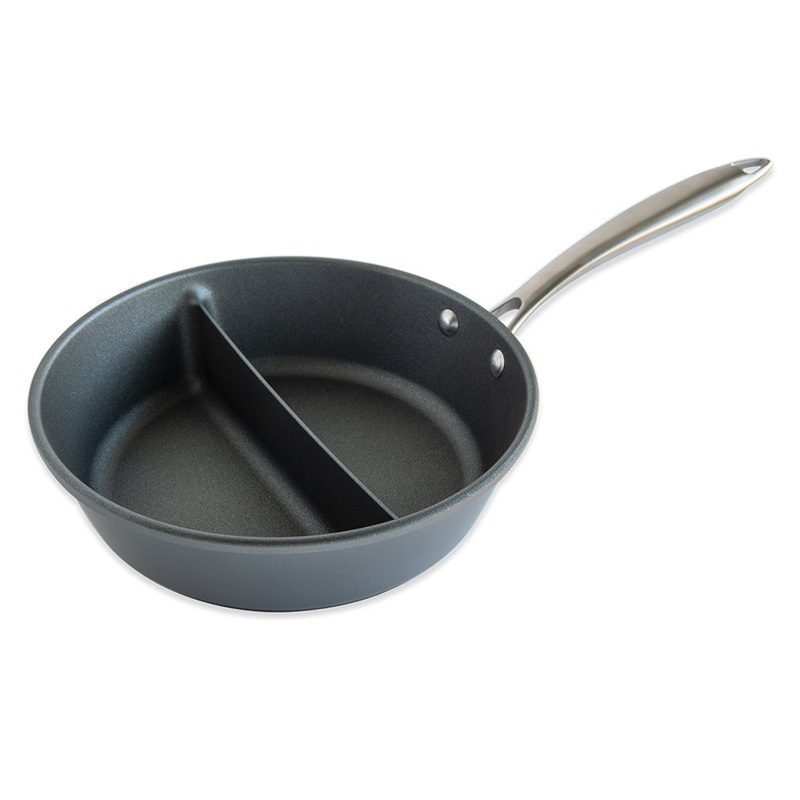 Divided Saut and Sauce Pan Set 2-in-1