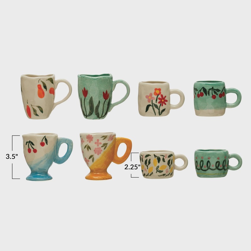 Hand Painted Espresso Cups