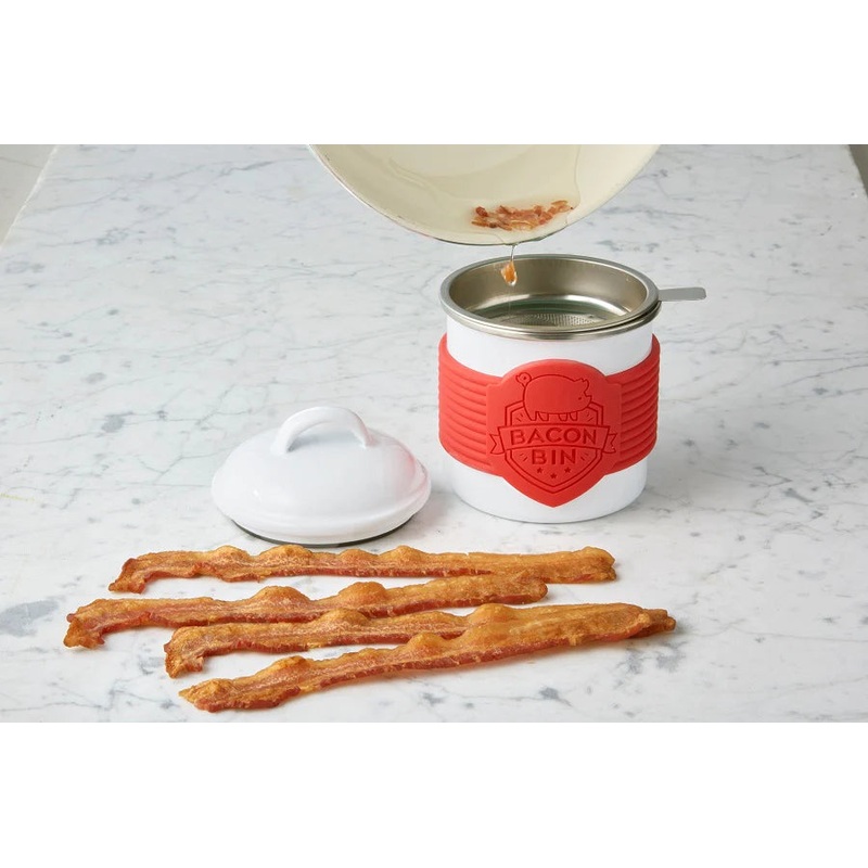 Metal Bacon Bin