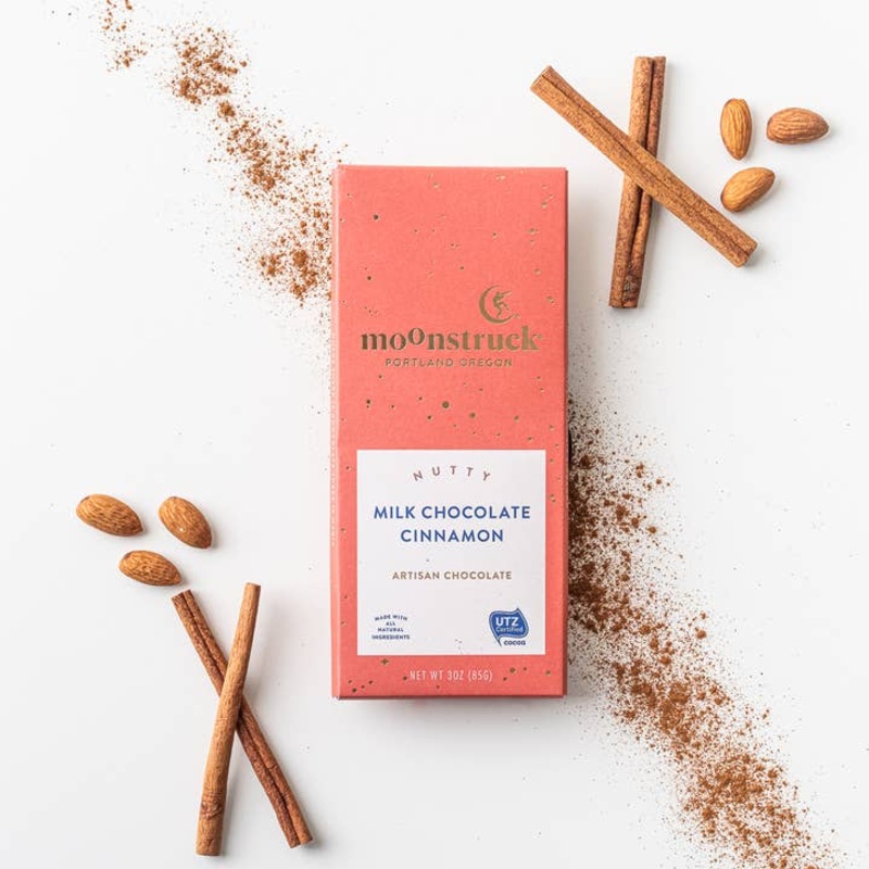 Nutty Milk Chocolate Cinnamon Bar