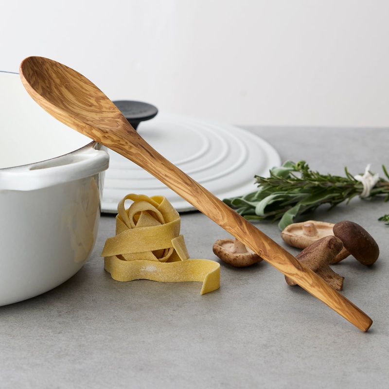 RSVP Olive Wood Curved Spoon