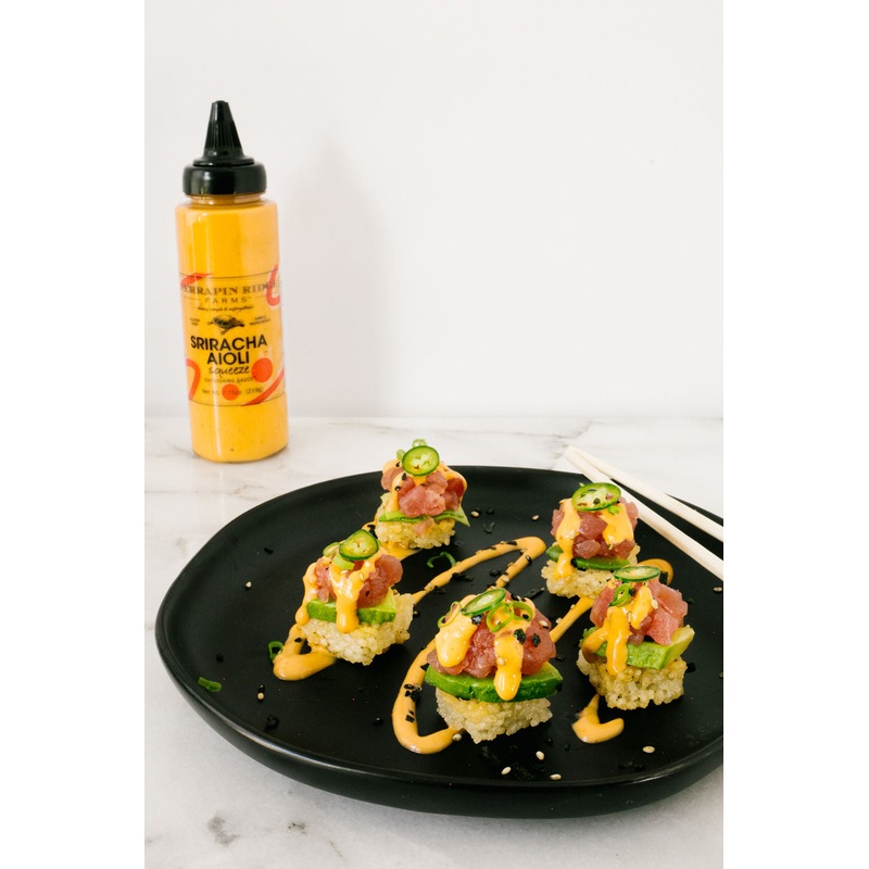 Siracha Aioli Garnishing Squeeze