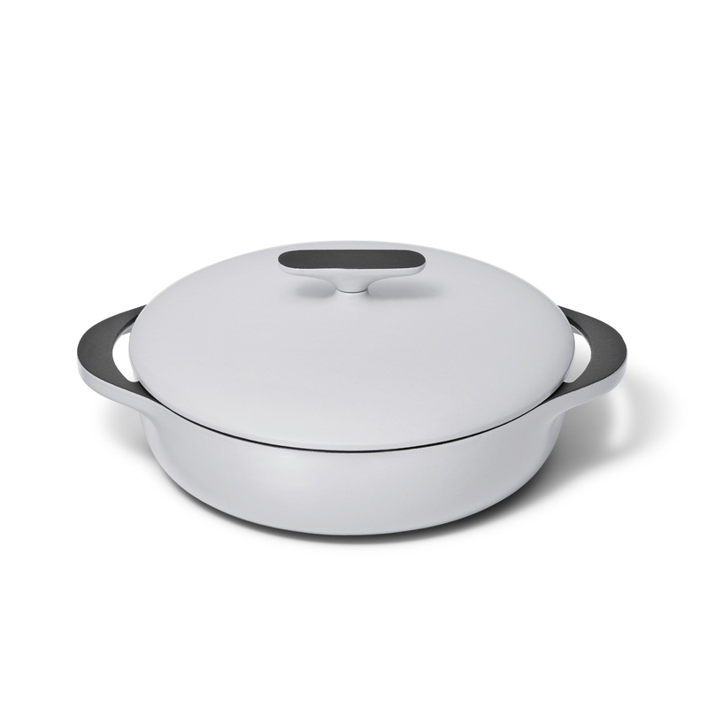 Cast Iron Braiser with Lid, 3.5 qt