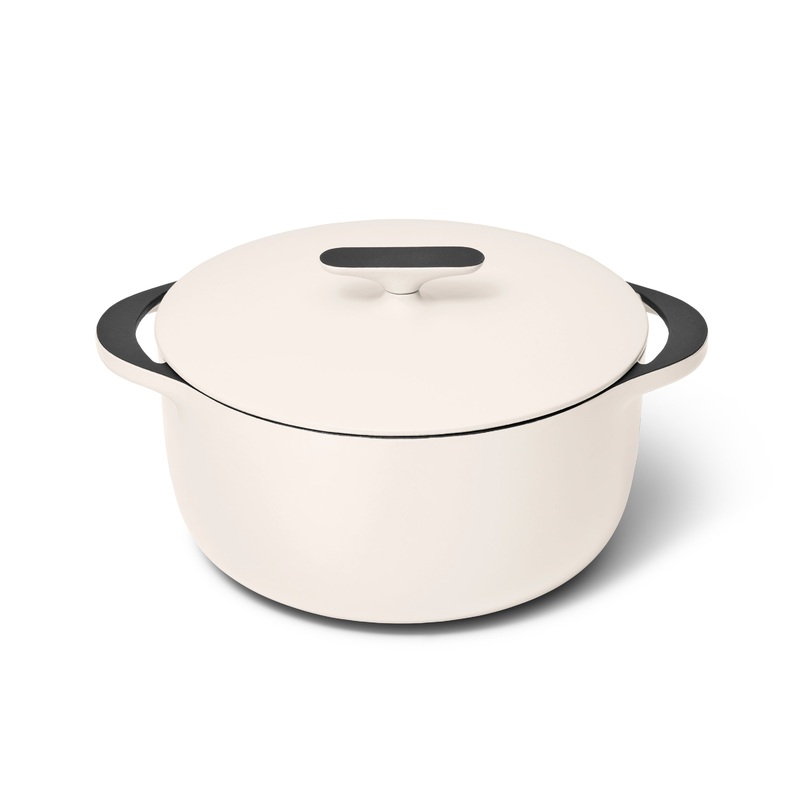 Cast Iron Dutch Oven with Flat Lid, 6.5 qt