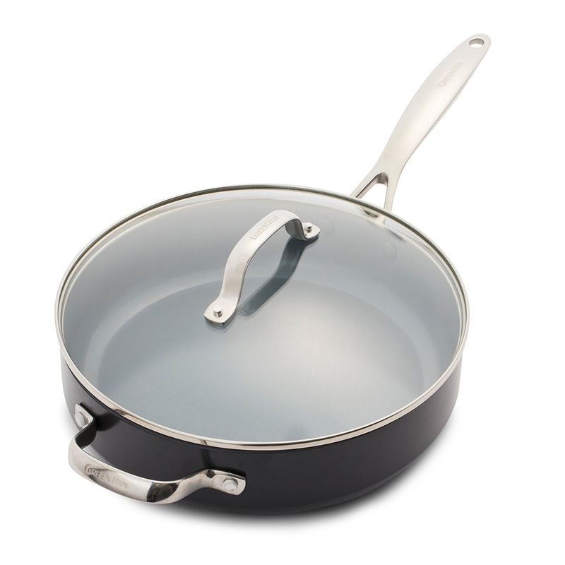 Valencia Pro Nonstick, Ceramic Saut Pan with Lid, 4.5 Qt