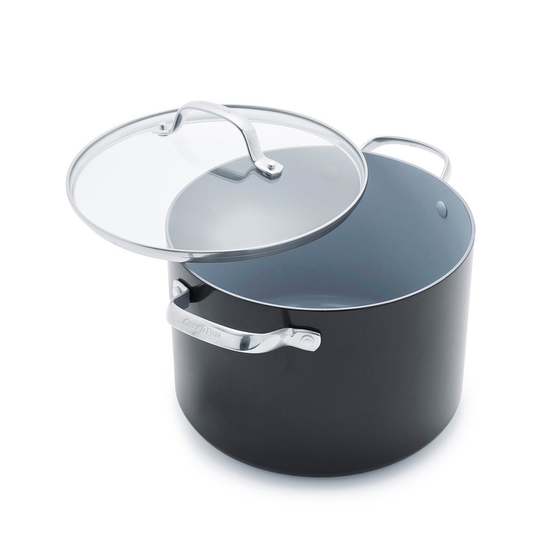 Valencia Pro Nonstick, Ceramic Stockpot with Lid, 8qt