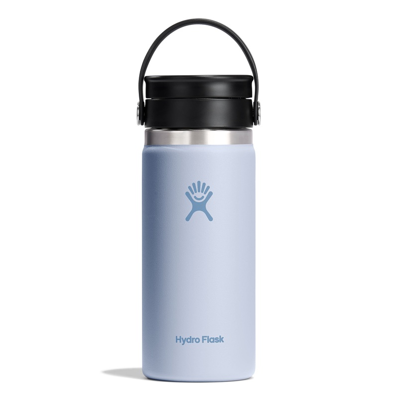 Wide Mouth Bottle with Flex Sip Lid Designed for Coffee and Tea, 16 oz