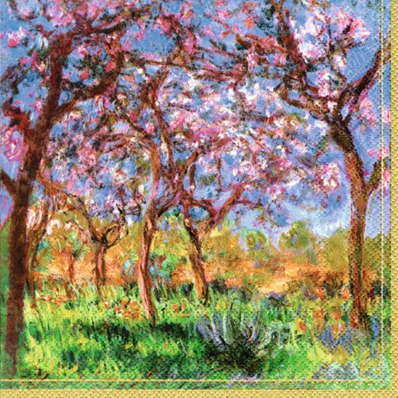 Lunch Napkin, Monet Springtime