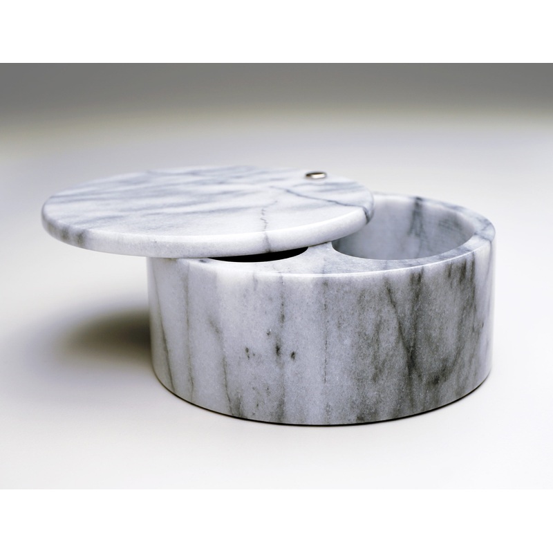 Marble Salt Bowl with Swivel Top