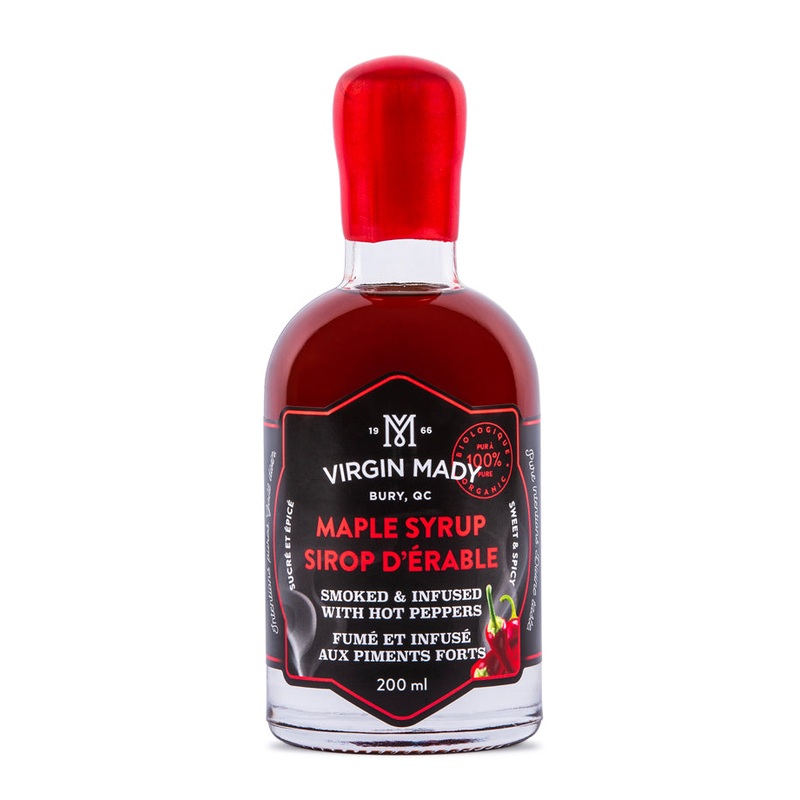 Organic Maple Syrup Infused with Hot Peppers Maple