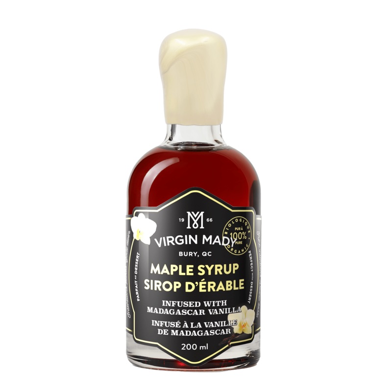 Organic Maple Syrup Infused with Madagascar Vanilla