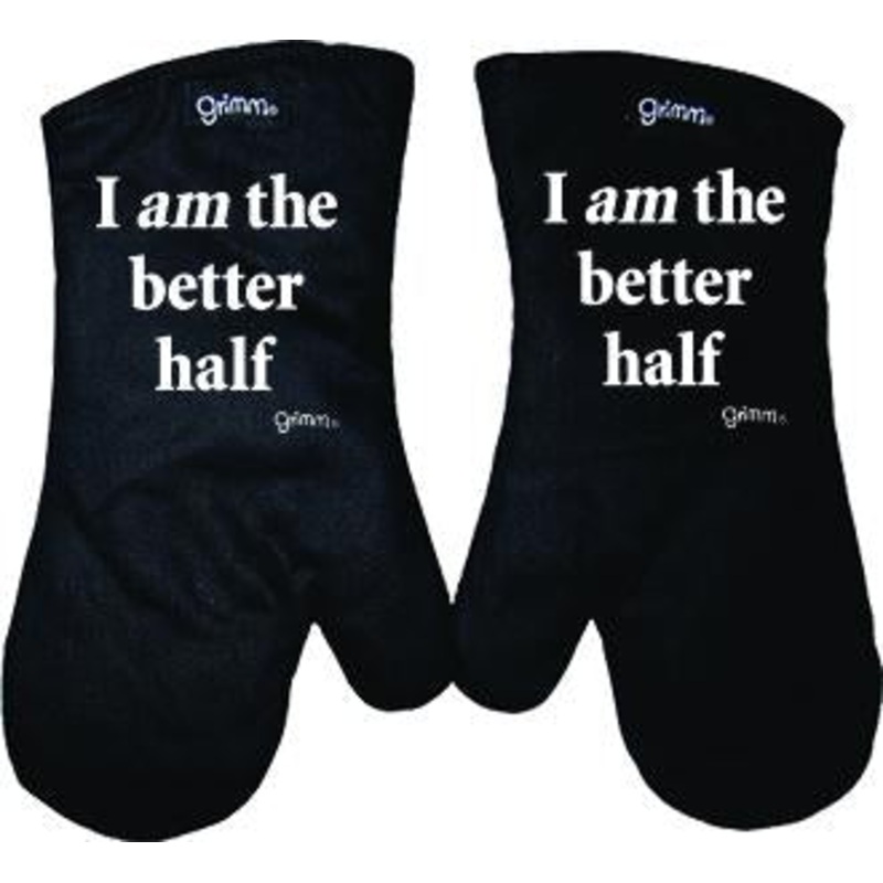 Oven Mitt Set, I am the Better Half