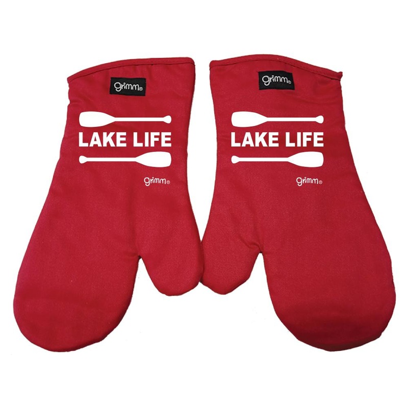 Oven Mitt Set, Lake Life