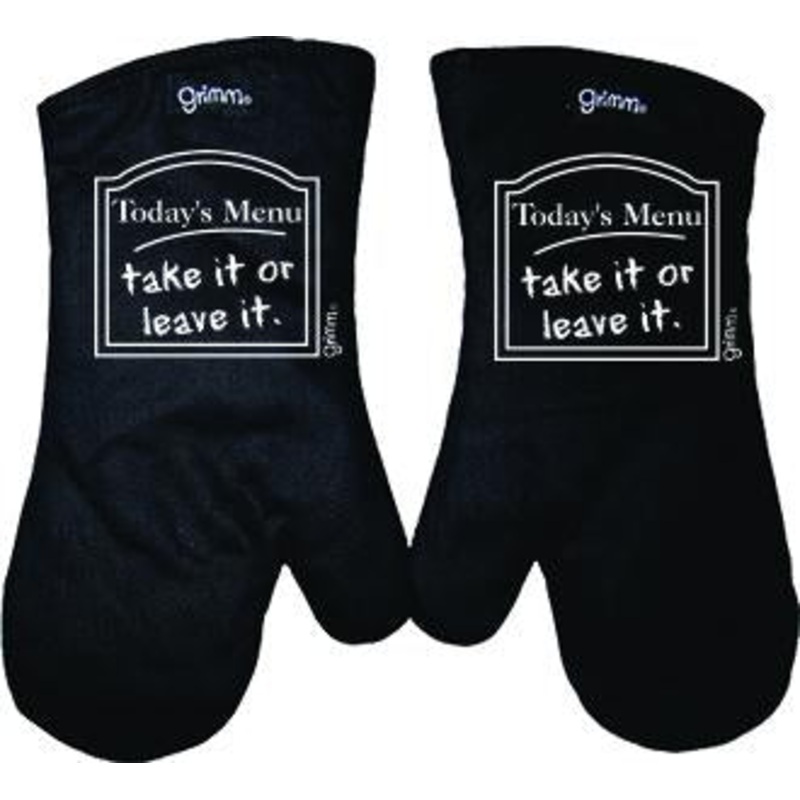 Oven Mitt Set, Today's Menu