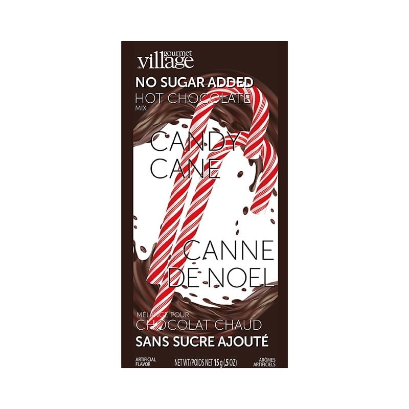 Hot Chocolate No Sugar Candy Cane