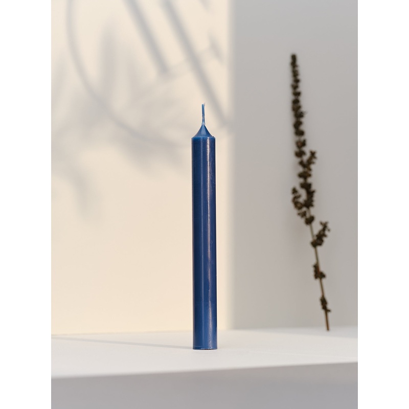 Dinner Candle, Blue