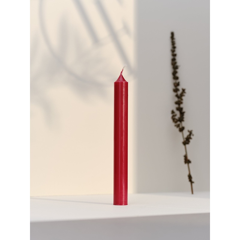 Dinner Candle,  Red