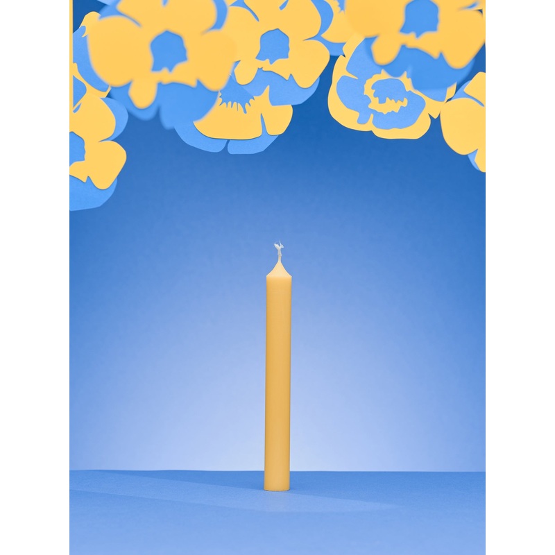 Dinner Candle, Yellow