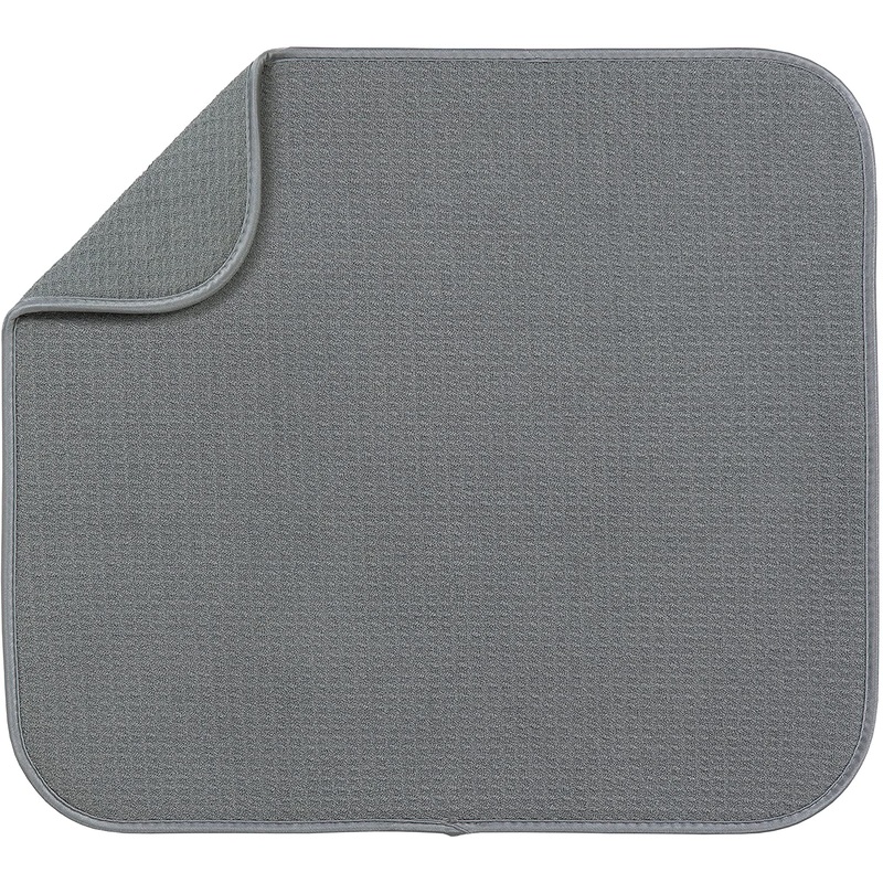 Dish Drying Mat, Grey