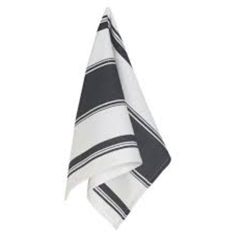 Dish Towel Symmetry Black