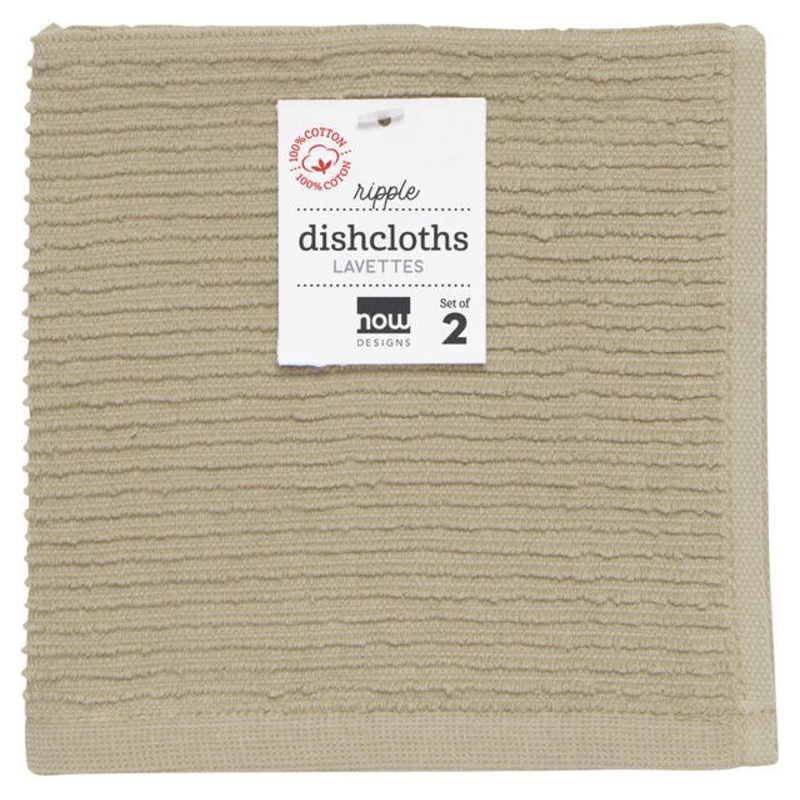 Dishcloth Ripple Set - Sandstone
