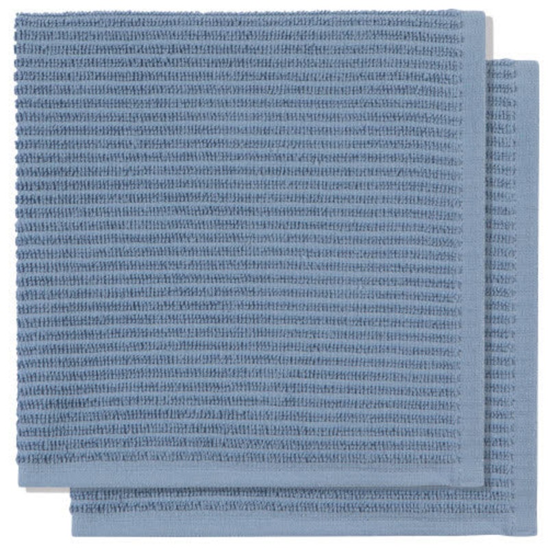 Dishcloth Ripple Set - Slate Blue