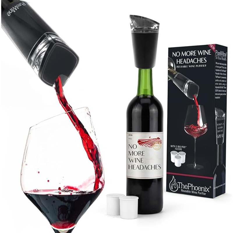 Drink Pure Wine Reusable Wine Purifier