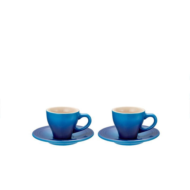 Espresso Cups & Saucers, Blueberry