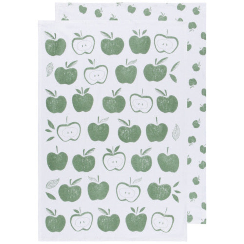 Floursack Dishtowels Set - Elm Green
