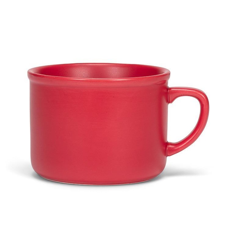Cappuccino Cup ,Matte Red