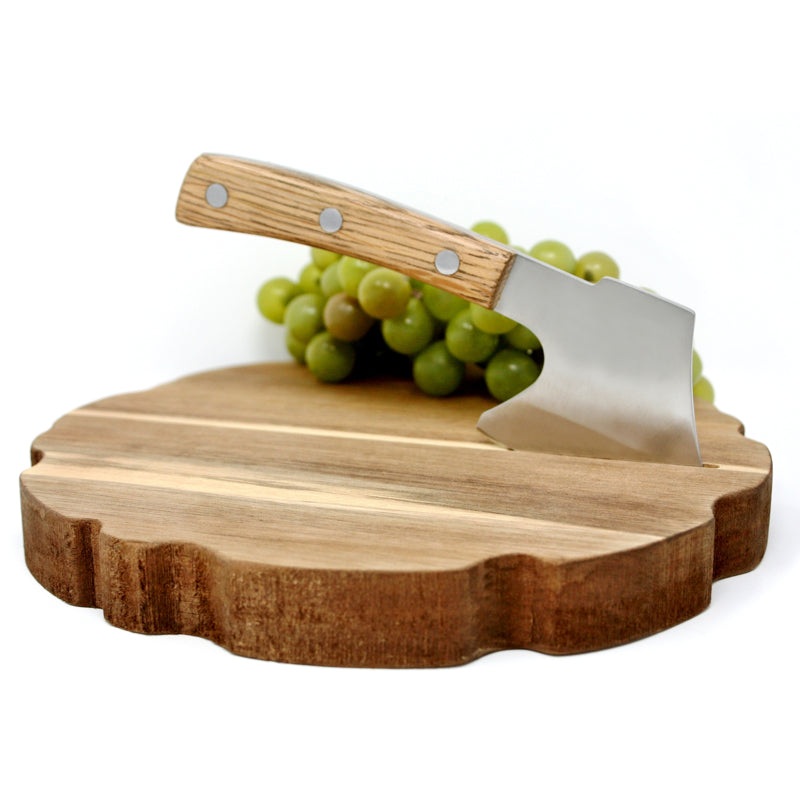 Cheese Platter with Cleaver