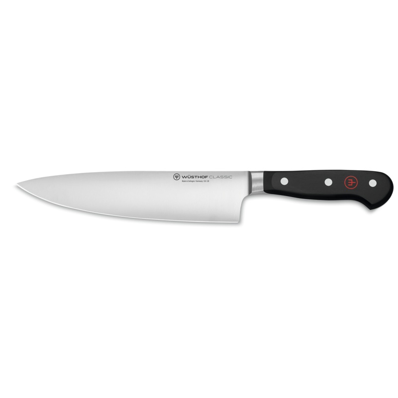 Chef Knife with Half Bolster, 8"