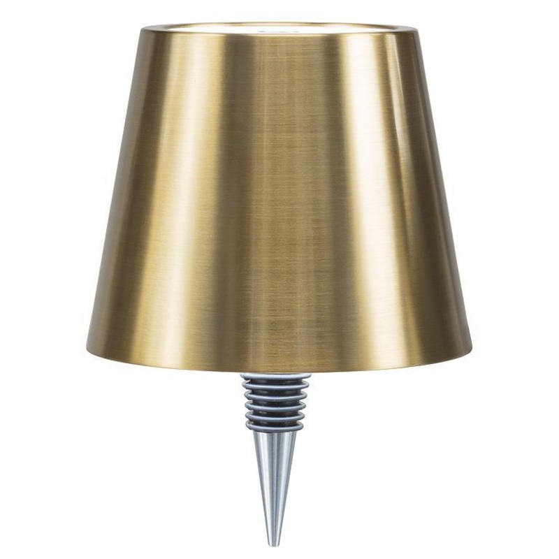 Classic Shade LED Light Bottle Stopper - Gold