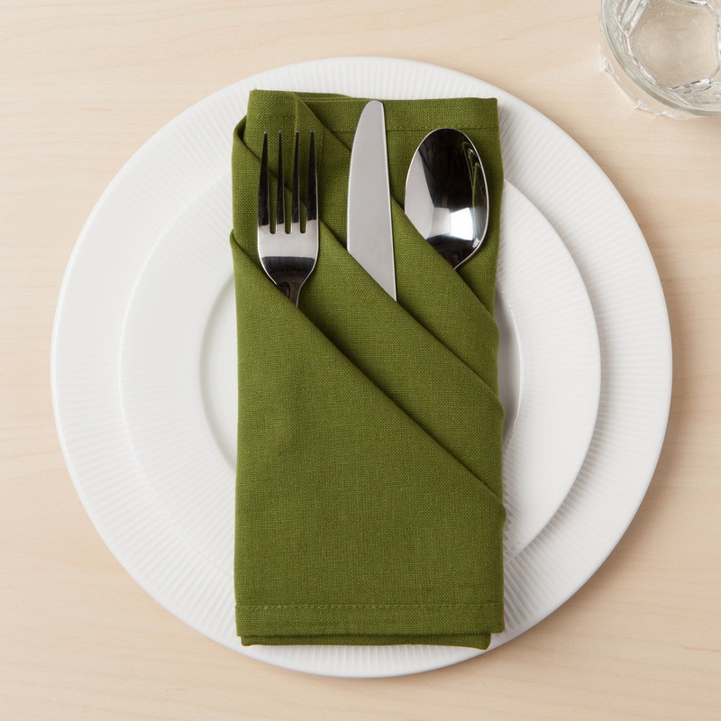 Cloth Napkin Set, Fir Green