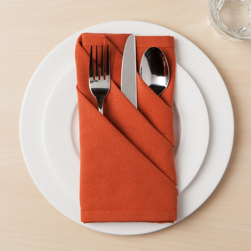 Cloth Napkin Set, Rust