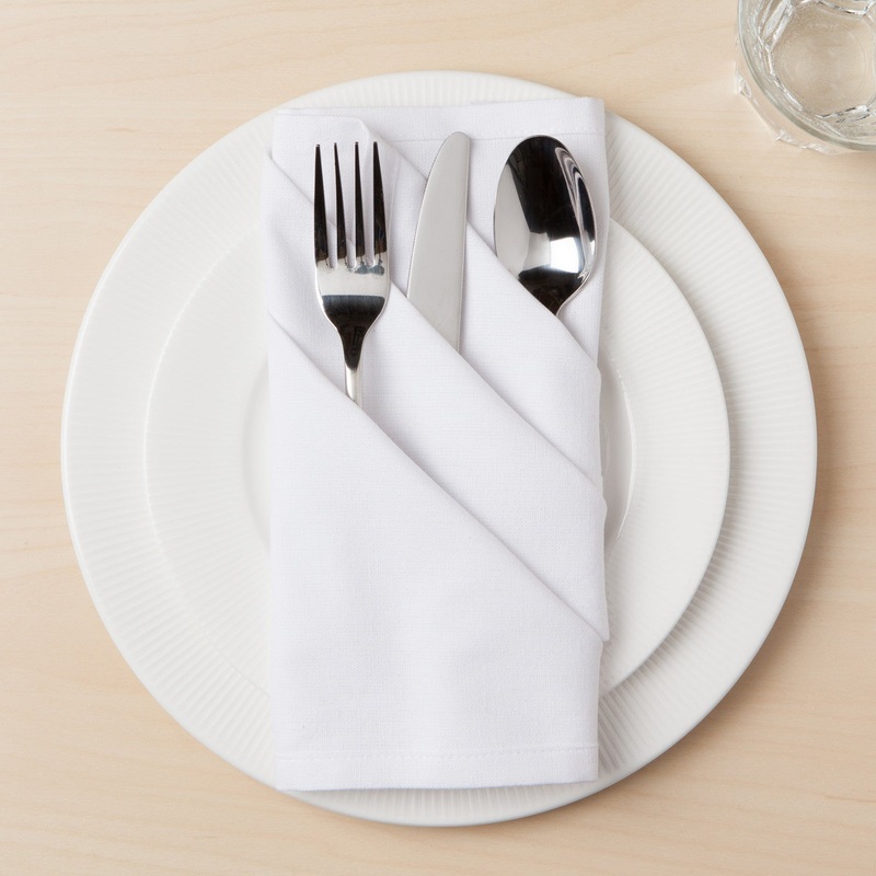 Cloth Napkin Set, White
