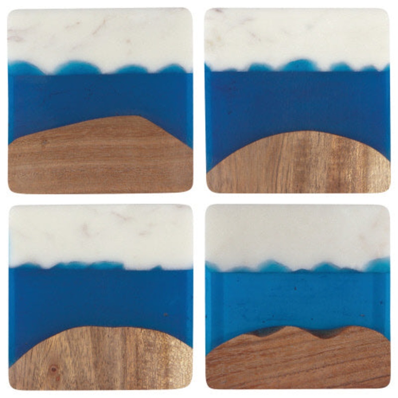 Coaster Set - Skyline Azure