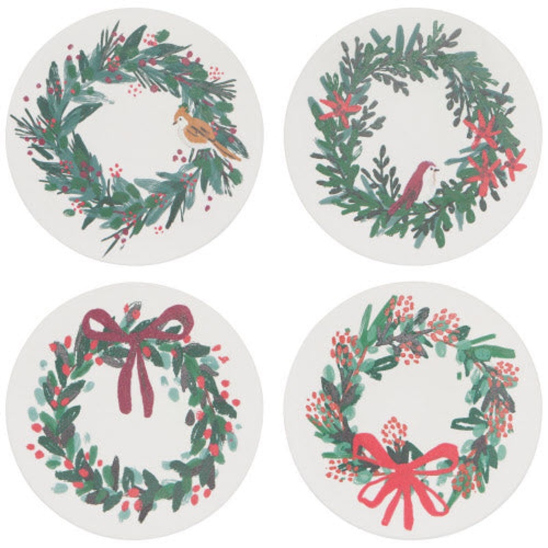 Coasters, Christmas Wreaths