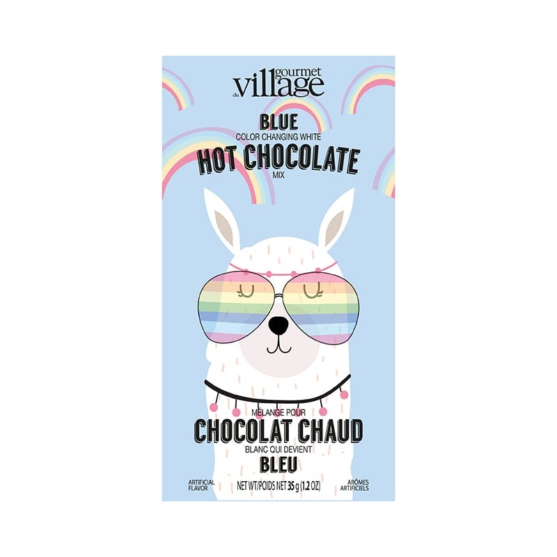 Colour Changing White Hot Chocolate Blue